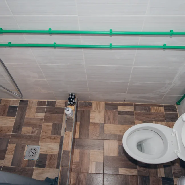 clean, modern bathroom